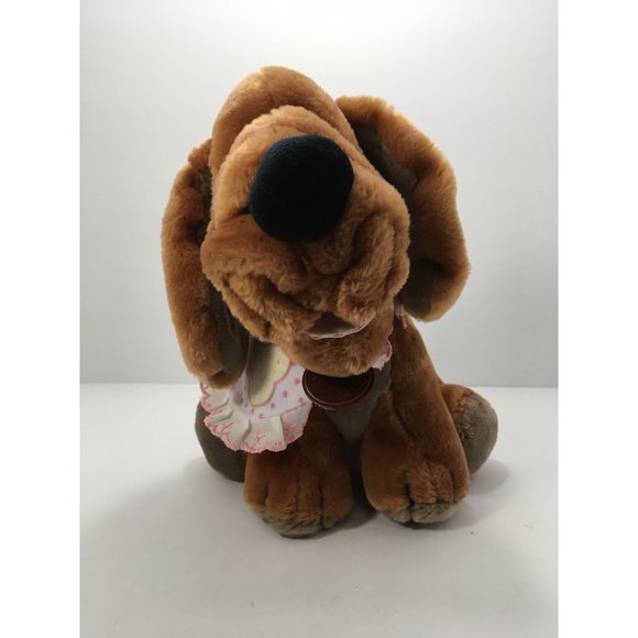 Ganz Bros 1981 Wrinkles Born to Howl Vintage Stuffed Hound Dog Plush - Picture 2 of 8